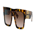 MIU MIU Woman Sunglasses MU 10WS - Frame color: Honey Havana, Lens color: Brown Gradient
