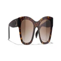 CHANEL Woman Sunglasses Square Sunglasses CH5478 - Frame color: Dark Tortoise, Lens color: Brown