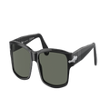PERSOL Man Sunglasses PO2747S - Frame color: Black, Lens color: Green Polarized