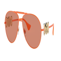 VERSACE Unisex Sunglasses VE2249 - Frame color: Matte Orange, Lens color: Orange