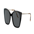 PRADA Woman Sunglasses PR 12XS - Frame color: Black, Lens color: Polarized Dark Grey
