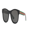 GUCCI Man Sunglasses GG0003SN - Frame color: Black, Lens color: Green