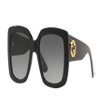 GUCCI Unisex Sunglasses GG0141SN - Frame color: Black, Lens color: Black