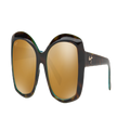 MAUI JIM Woman Sunglasses 735 Orchid - Frame color: Tortoise Blue, Lens color: HCLU+00AD Bronze Mirror Polarized