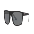 MAUI JIM Unisex Sunglasses 746 Byron Bay - Frame color: Black Matte, Lens color: Neutral Grey Polarized