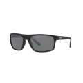 MAUI JIM Unisex Sunglasses 746 Byron Bay - Frame color: Black Matte, Lens color: Neutral Grey Polarized