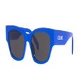 CELINE Unisex Sunglasses CL40197U - Frame color: Blue, Lens color: Grey