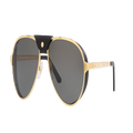 CARTIER Unisex Sunglasses CT0296S - Frame color: Gold, Lens color: Grey