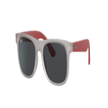 RAY-BAN Unisex Sunglasses RB9069S Justin Kids - Frame color: Transparent Grey, Lens color: Dark Grey