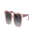 RAY-BAN Unisex Sunglasses RB9071S Kids - Frame color: Transparent Pink, Lens color: Grey