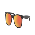 RAY-BAN Unisex Sunglasses RB9052S New Wayfarer Kids - Frame color: Black, Lens color: Brown/Orange