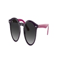 RAY-BAN Unisex Sunglasses RB9064S Kids - Frame color: Violet, Lens color: Light Grey Gradient Dark Grey