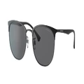 EMPORIO ARMANI Man Sunglasses EA2122D - Frame color: Matte Black, Lens color: Polar Grey