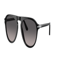 PERSOL Unisex Sunglasses PO3302S - Frame color: Black, Lens color: Grey Gradient Polarized