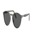 PERSOL Man Sunglasses PO3092SM - Frame color: Dark Transparent Grey, Lens color: Dark Grey