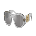 VERSACE Man Sunglasses VE4361 Biggie - Frame color: Transparent Grey, Lens color: Light Grey Mirror Silver