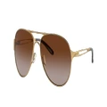OAKLEY Woman Sunglasses OO4054 Caveat™ - Frame color: Polished Gold, Lens color: Dark Brown Gradient