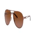 OAKLEY Woman Sunglasses OO4054 Caveat™ - Frame color: Rose Gold, Lens color: Vr50 Brown Gradient