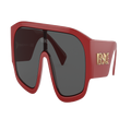 VERSACE Woman Sunglasses VE4439 - Frame color: Red, Lens color: Dark Grey