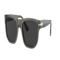 PERSOL Unisex Sunglasses PO3306S - Frame color: Opal Smoke, Lens color: Dark Grey Polarized