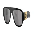 VERSACE Man Sunglasses VE4436U - Frame color: Black, Lens color: Polar Grey Mirror Silver