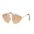 TOM FORD Woman Sunglasses FT0979 - Frame color: Gold Shiny, Lens color: Brown Mirror