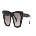 CELINE Woman Sunglasses CL40187I - Frame color: Black Shiny, Lens color: Brown
