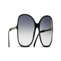 CHANEL Woman Sunglasses Square Sunglasses CH5210QA - Frame color: Black, Lens color: Grey
