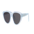 CELINE Woman Sunglasses CL40220U - Frame color: Blue Light, Lens color: Grey