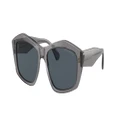 EMPORIO ARMANI Woman Sunglasses EA4187 - Frame color: Shiny Transparent Grey, Lens color: Dark Grey