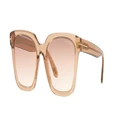 TOM FORD Woman Sunglasses FT0952 - Frame color: Light Brown, Lens color: Brown Mirror