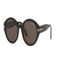 TOM FORD Woman Sunglasses FT0916 - Frame color: Black Shiny, Lens color: Grey