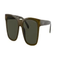 COACH Man Sunglasses HC8359U CD455 - Frame color: Military Green, Lens color: Dark Green Solid