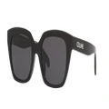 CELINE Woman Sunglasses CL40198F - Frame color: Black Shiny, Lens color: Grey