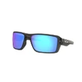 OAKLEY Man Sunglasses OO9380 Double Edge - Frame color: Grey Smoke, Lens color: Prizm Sapphire Polarized