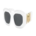 VERSACE Man Sunglasses VE4425U - Frame color: White, Lens color: Dark Grey