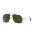 CARTIER Man Sunglasses CT0353S - Frame color: Gold, Lens color: Green