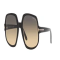 TOM FORD Woman Sunglasses FT0992 - Frame color: Black Shiny, Lens color: Grey Grad
