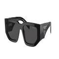 PRADA Man Sunglasses PR 09ZS - Frame color: Black, Lens color: Dark Grey