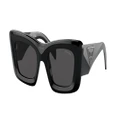 PRADA Woman Sunglasses PR 13ZSF - Frame color: Black, Lens color: Dark Grey