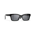 CHANEL Woman Sunglasses Square Sunglasses CH5417 - Frame color: Black & Pink, Lens color: Grey