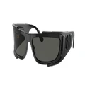 VERSACE Man Sunglasses VE4446 - Frame color: Black, Lens color: Dark Grey