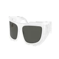 VERSACE Man Sunglasses VE4446 - Frame color: White, Lens color: Dark Grey