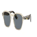 OLIVER PEOPLES Unisex Sunglasses OV5499SU Griffo - Frame color: Buff/Vintage DTB, Lens color: Indigo Photochromic
