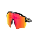 OAKLEY Unisex Sunglasses OJ9001 Radar® EV XS Path® (Youth Fit) - Frame color: Matte Black, Lens color: Prizm Ruby
