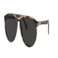 PERSOL Unisex Sunglasses PO3311S - Frame color: Honey Tortoise, Lens color: Polar Black