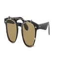 OLIVER PEOPLES Unisex Sunglasses OV5485M Jep - Frame color: Black, Lens color: Yellow Olive