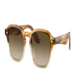 OLIVER PEOPLES Unisex Sunglasses OV5499SU Griffo - Frame color: Honey VSB, Lens color: Chrome Olive Photochromic