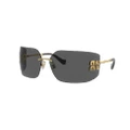 MIU MIU Woman Sunglasses MU 54YS - Frame color: Gold, Lens color: Dark Grey