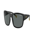 ARNETTE Unisex Sunglasses AN4256 Bushwick - Frame color: Matte Black, Lens color: Polarized Dark Grey